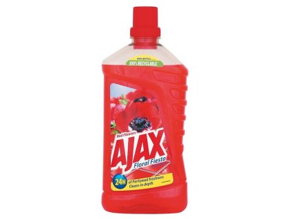 AJAX Piros virágok padlóhoz 1l