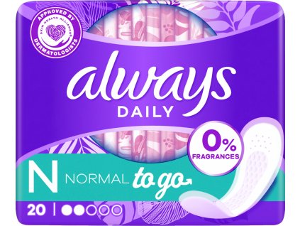 Always Dailies Normal To Go - tisztasági betét (20 db)