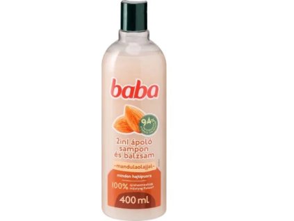 Baba 2 in 1 mandula sampon 400ml