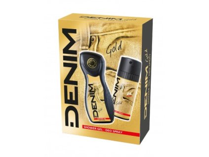Denim Gold sprchový gél 250ml + deodorant 150ml darčekový set