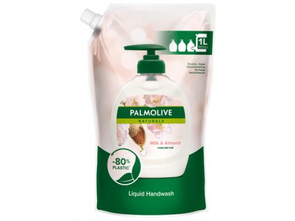 25534 palmolive natural milk almond tekute mydlo napln 500 ml