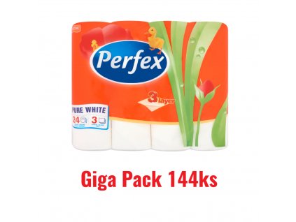 Perfex Giga Pack toaletný papier 144ks 3vrst.