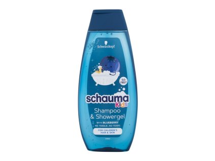schwarzkopf schauma kids blueberry shampoo shower gel sampon pre deti 400 ml 456897