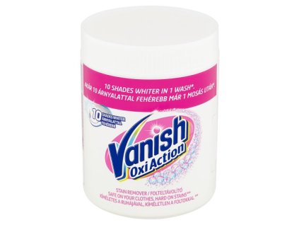 Vanish Oxi Action White Práškový odstraňovač skvŕn 470gr