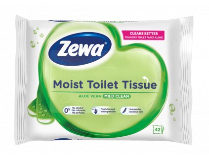 Zewa Aloe Vera vlhčený toaletný papier 42ks