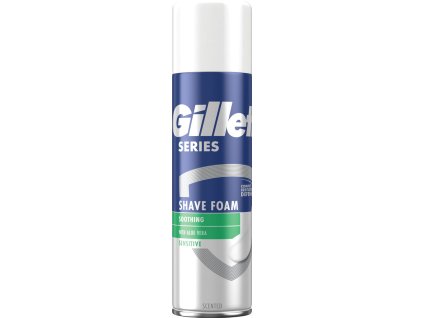 59988 gillette series sensitive aloe vera pena na holenie 250ml