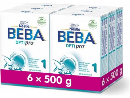 3929 beba 1 optipro 6 x 500 g