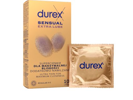 5900627118148 Durex Gucci Sensual Extra Lube 10pcs