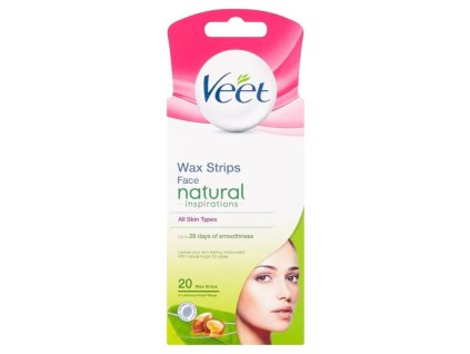 1182 veet s arganovym olejom voskove pasky na tvar 20 ks