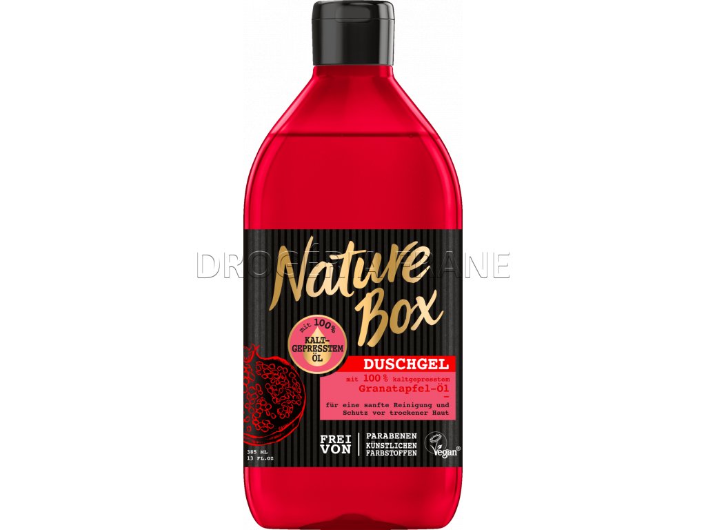nature box granatapfel ol sprchovy gel granatove jablko 385 ml