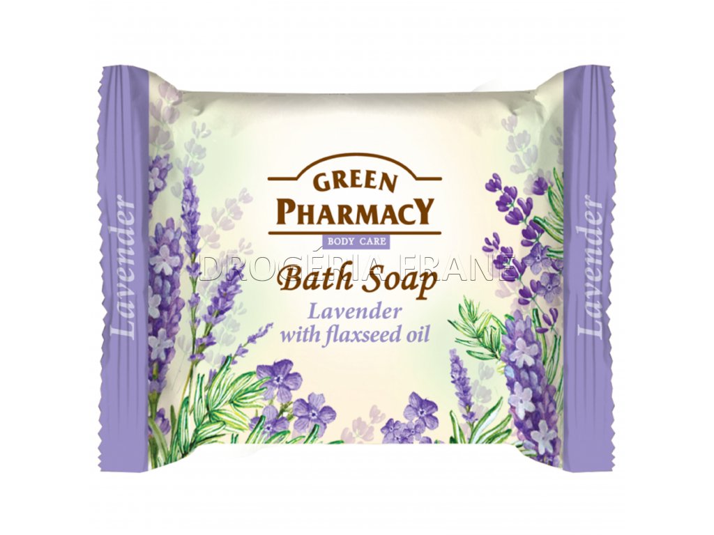 Green pharmacy toaletné mydlo s levanduľou a ľanovým olejom - 100 g
