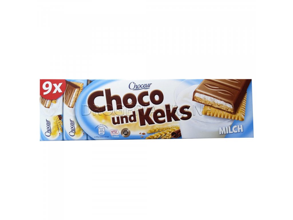 Choceur Choco & Keks Milch maslové čoko sušienky 9 ks - 300 g