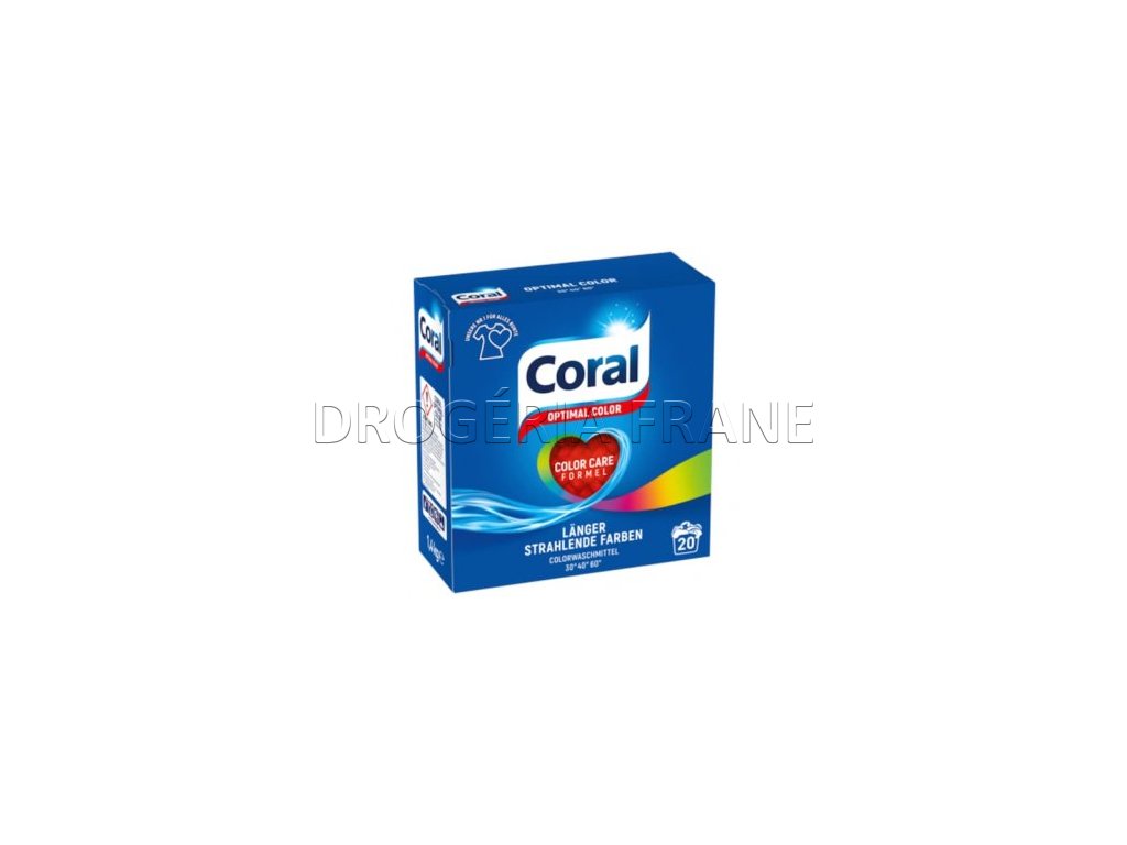 (DE) Coral optimal Color prášok na pranie  1,4 kg - 20 praní