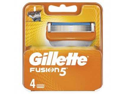 gillette fusion 5 nahradne hlavice na holiaci strojcek 4 ks balenie