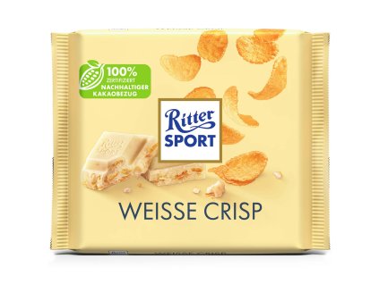 ritter sport weiss crisp mliecna cokolada 100 g