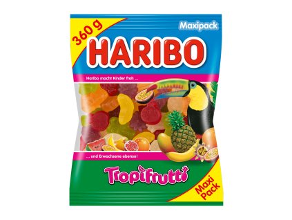 haribo tropifrutti maxi pack ovocne zele cukriky 360 g
