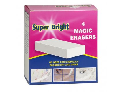 kuzelna spongia super bright magic erasers 4 ks