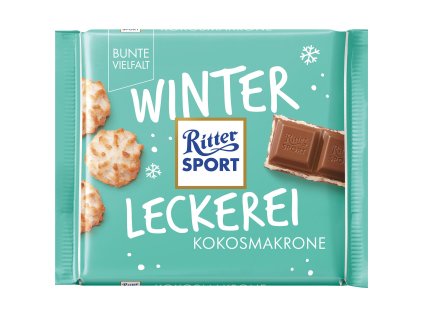 ritter sport mliecna cokolada kokosmakrone 100 g