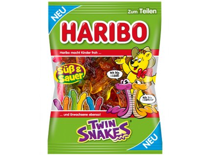 haribo twin snakes suss sauer ovocne zele cukriky 175 g
