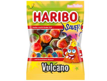 haribo vulcano sauer ovocne kysle zele cukriky 175 g