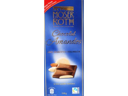 moser roth mousse chocolat amandes vollmilch cokolada 150 g
