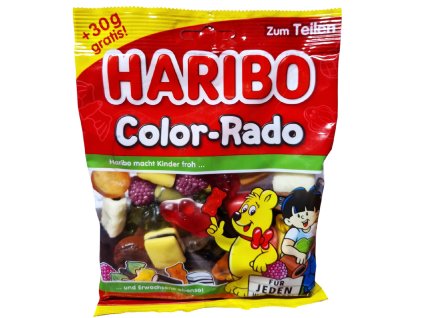 haribo color rado ovocne zele cukriky 205g