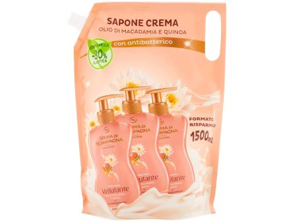 spuma di sciampagna makadamiovy olej a quinoa antibakterialne tekute mydlo 1500 ml