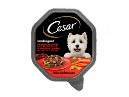 cesar landragout vidiecke ragu z hovadzieho masa pre psy 150 g