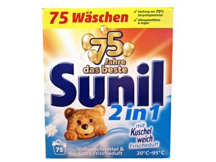 sunil 2 in 1 frischeduft prasok na pranie 3 75 kg 75 prani