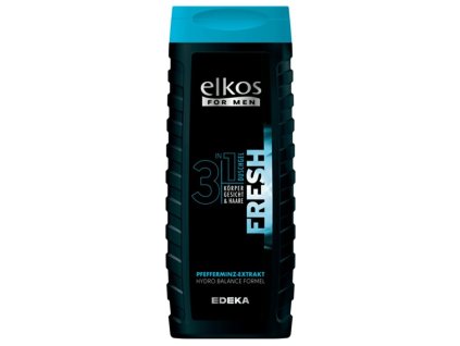 elkos for men fresh 3 v 1 pansky sprchovy gel 300 ml