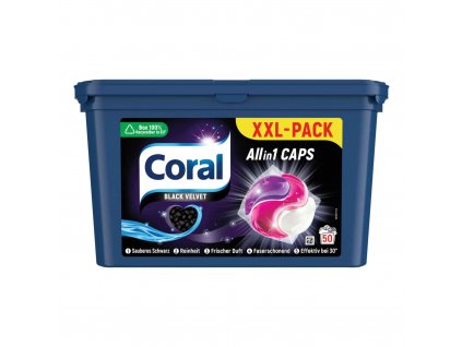 coral black velvet kapsule na pranie allin1 50 prani