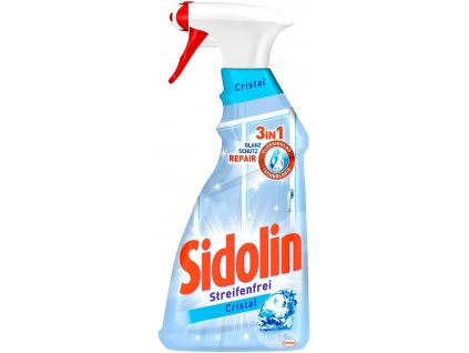 sidolin cristal 3 v 1 cistiaci prostriedok na okna s rozprasovacom 750 ml