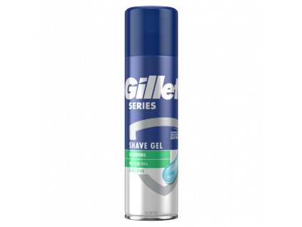 gillette series soothing sensitive gel na holenie pansky 200 ml