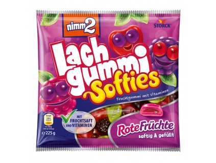 nimm2 lach gummi soffies rote fruchte cukriky 225 g