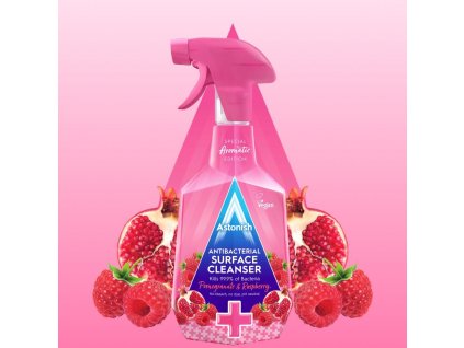 astonish antibacterial cleanser pomegranate raspberry antibakterialny cistiaci prostriedok 750 ml