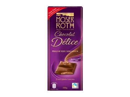 moser roth mousse delice praline edel vollmilch cokolada 150 g