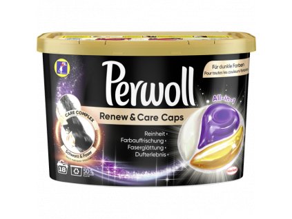 perwoll renew care black kapsule na pranie 18 ks