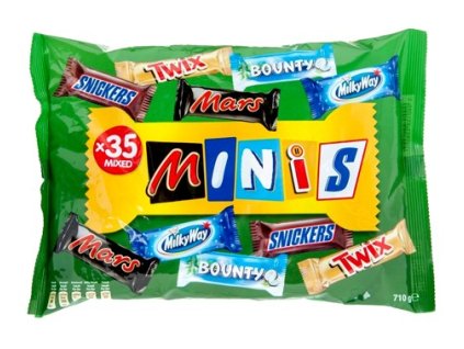 Mars Minis mix čokoládové tyčinky - 710 g
