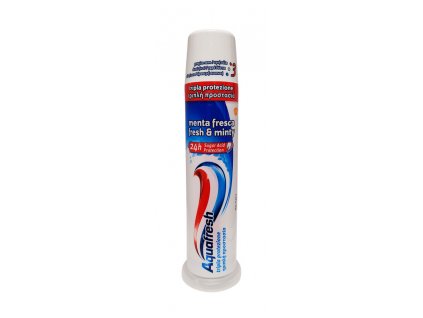 aquafresh menta fresca zubna pasta s davkovacom 100 ml