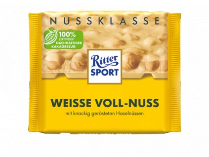 ritter sport weisse voll nuss mliecna cokolada 100 g