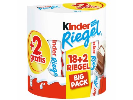 (DE) Kinder Riegel mliečna čokoláda - 18+2 x 21 g - 420 g