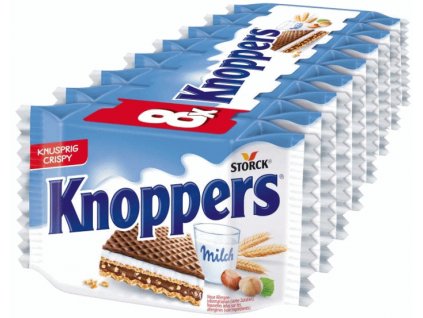 knoppers milch cokoladove oblatky 10 x 25 g