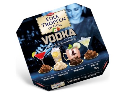 edle tropfen in nuss vodka lounge bomboniera s pralinkami 100 g