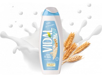 vidal milk cream damsky sprchovy gel 500 ml