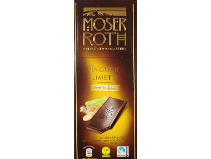 moser roth ingwer limette zavor a limetka tmava cokolada 125 g