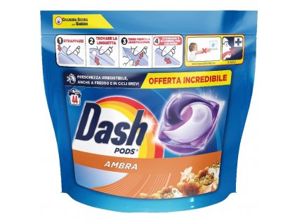 Dash Ambra All in 1 kapsule na pranie - 44 ks