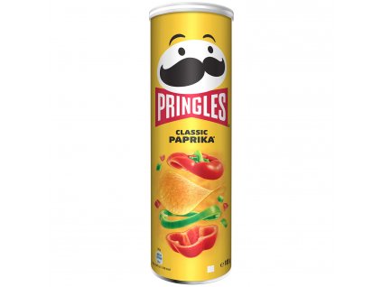 Pringles Classic paprika zemiakové chipsy - 185 g