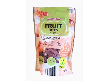 sweet land fruit bites vegan ovocne zele cukriky 180 g