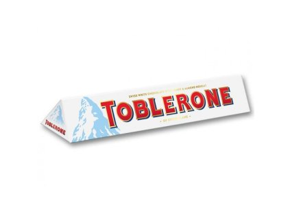 toblerone swiss white honey almond nougat cokolada 100 g