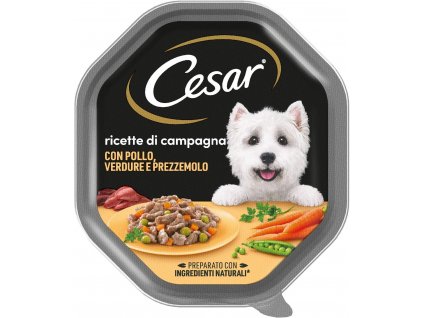 cesar ricette di campagna kuracie maso a zelenina jemna pasteta pre psy 150 g